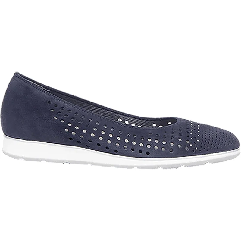 Women's Ara Shoes Shea Navy Nubuck