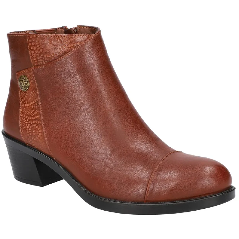 Bean  Womens Round Toe Dressy Booties
