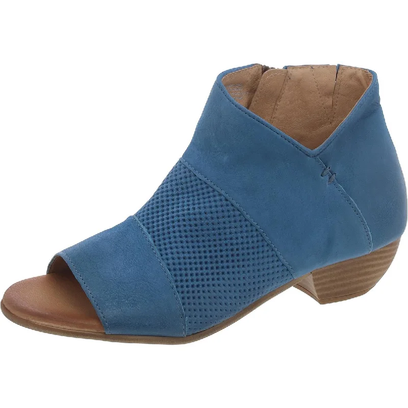 Clermont Womens Leather Block Heel Heels