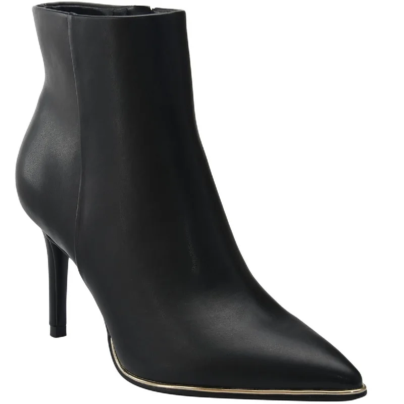 Dalla Womens Side Zip Pointed toe Ankle Boots