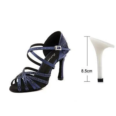 Blue 8.5cm Fine heel