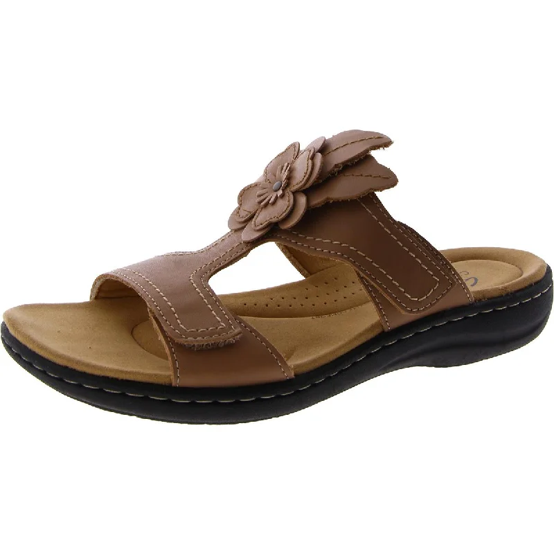 Laurieann Madi Womens Slip On Flat Slide Sandals