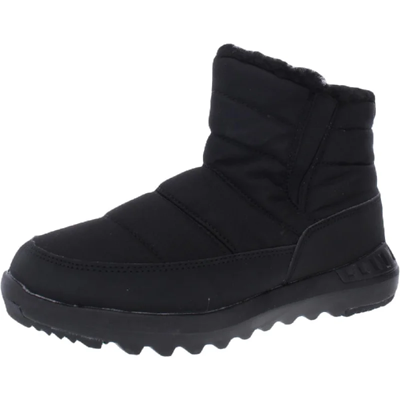 Puffy Boot Womens Cold Weather Quilted Ankle Boots