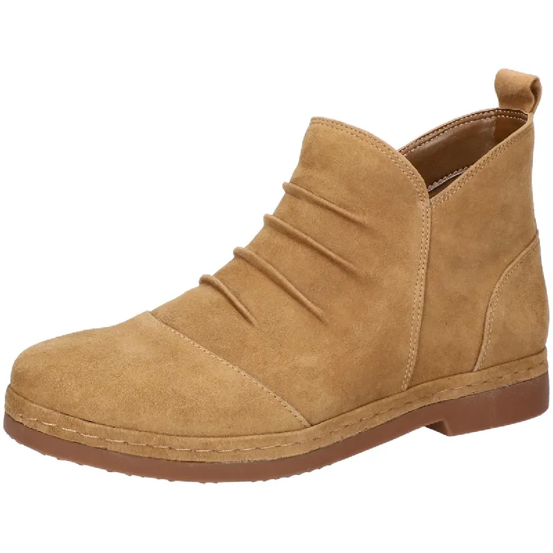 cognac kidsuede leather