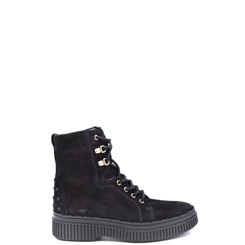 Tod's Gomma Suede Boots