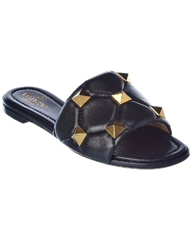 Valentino Roman Stud Leather Sandal