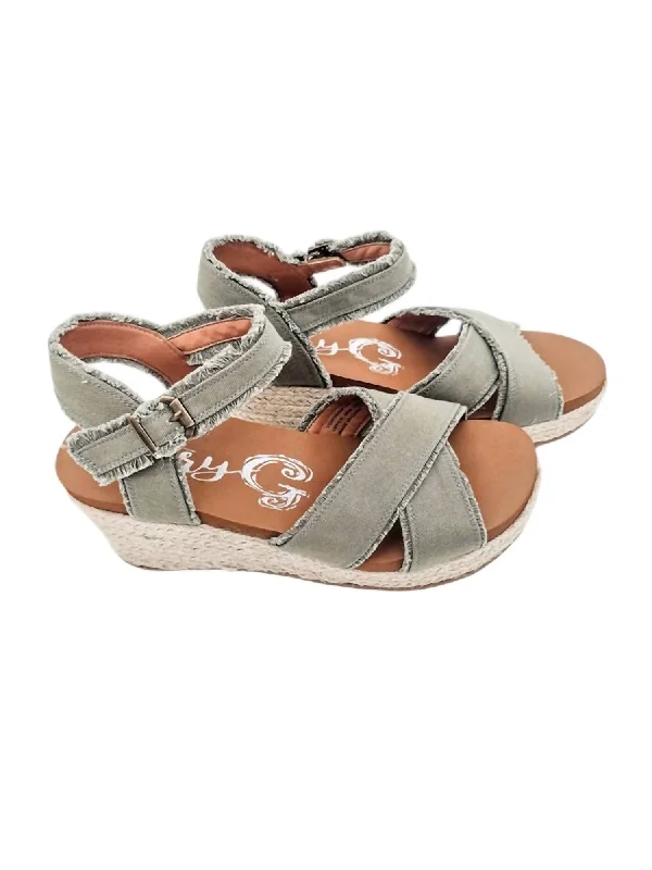 Women's Brista Sandals In Khaki