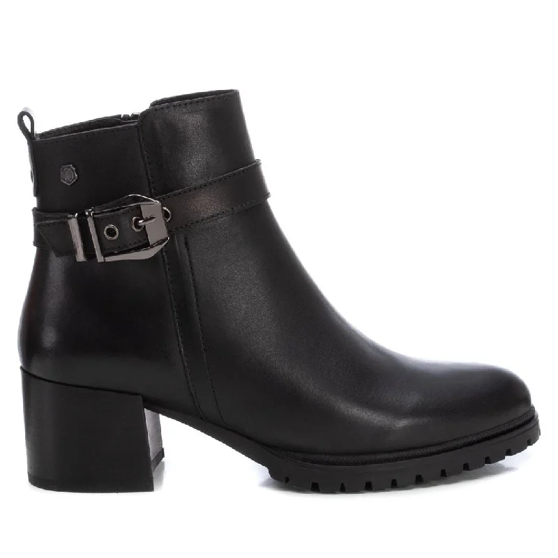 Women's Leather Booties By XTI
