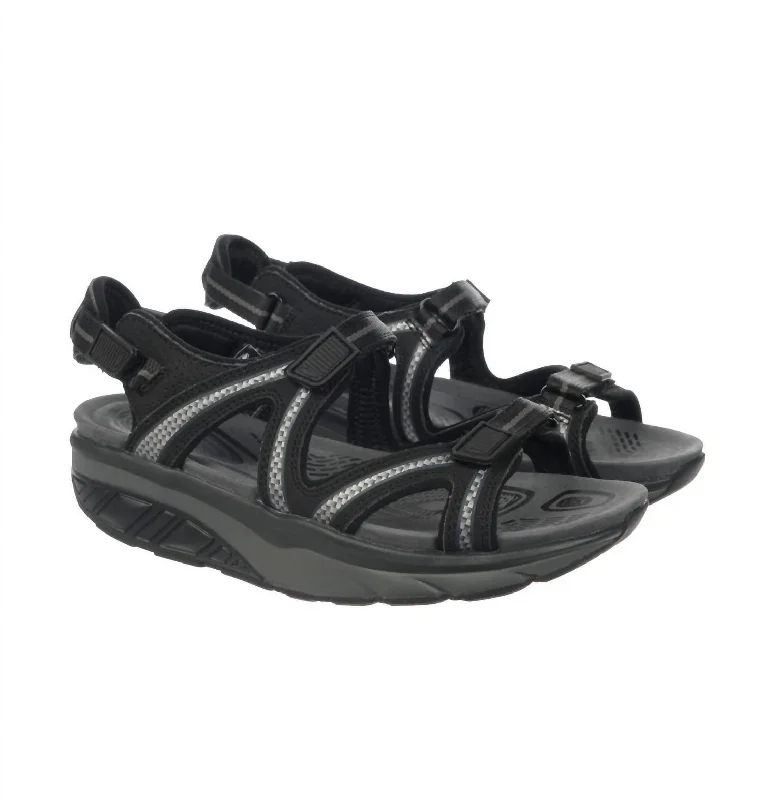 Women's Lila 6 Sport Sandal In Black/charcoal Grey