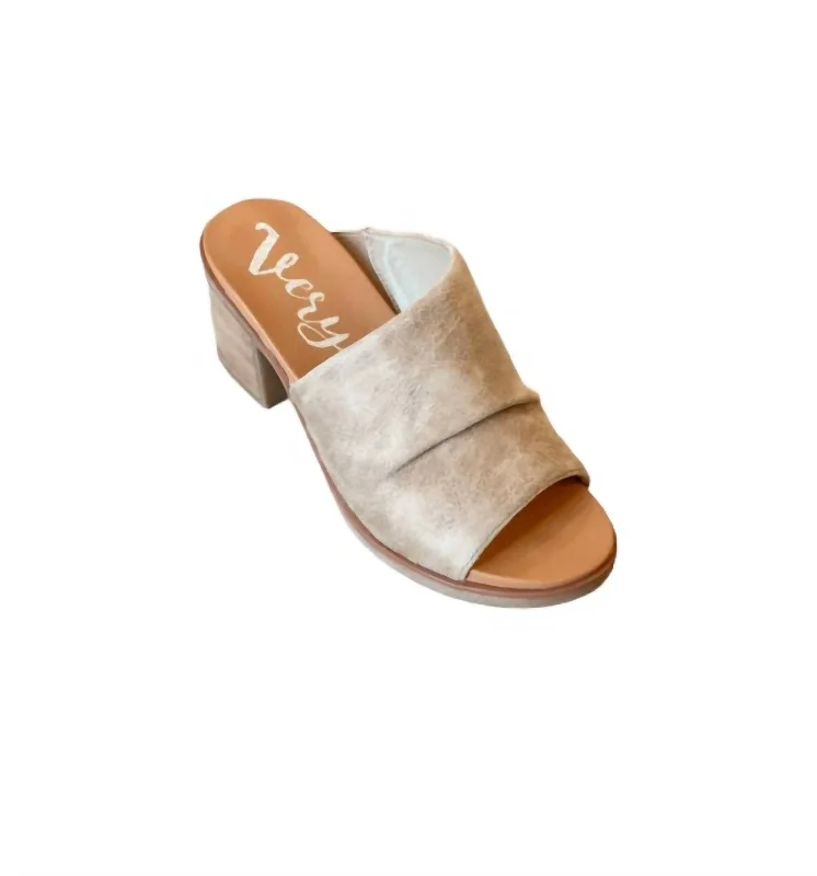 Women's Savannah Open Toe Heel In Taupe