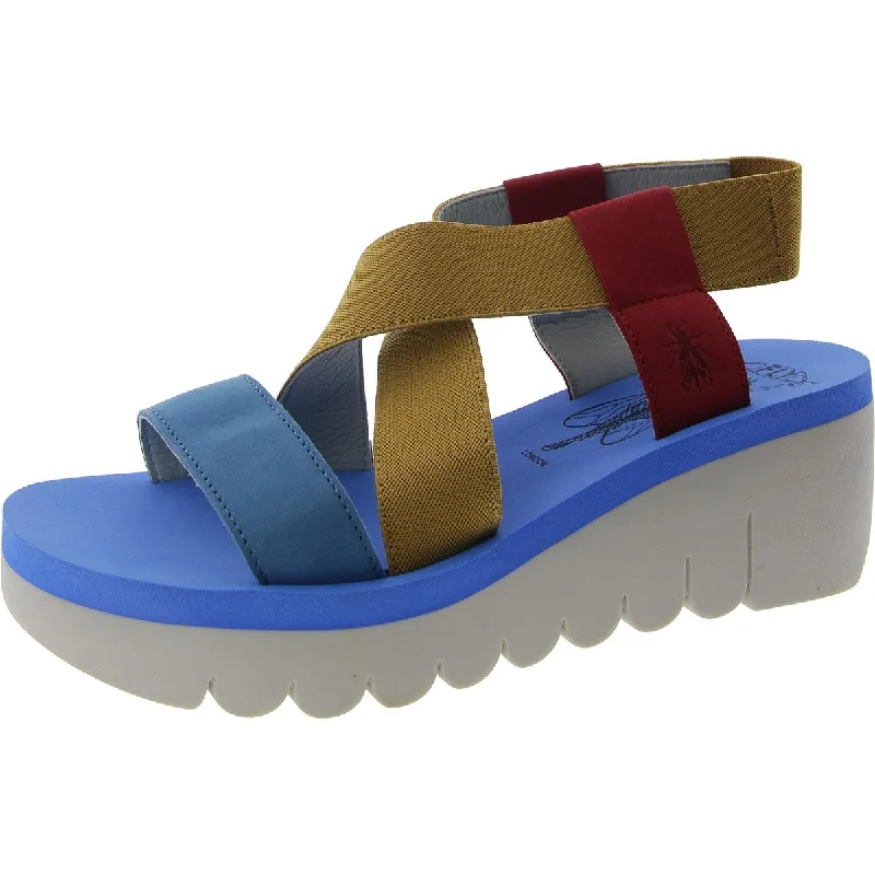 Yabi 922 Fly Womens Stretchable Mixed Media Ankle Strap